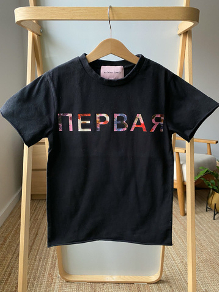 Хлопковая футболка Natasha Zinko, 128