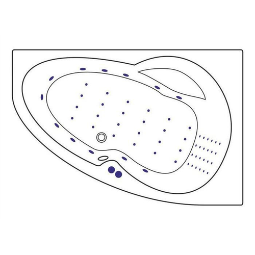 Акриловая ванна Excellent Newa P Nano 160x95 WAEX.NEP16.NANO