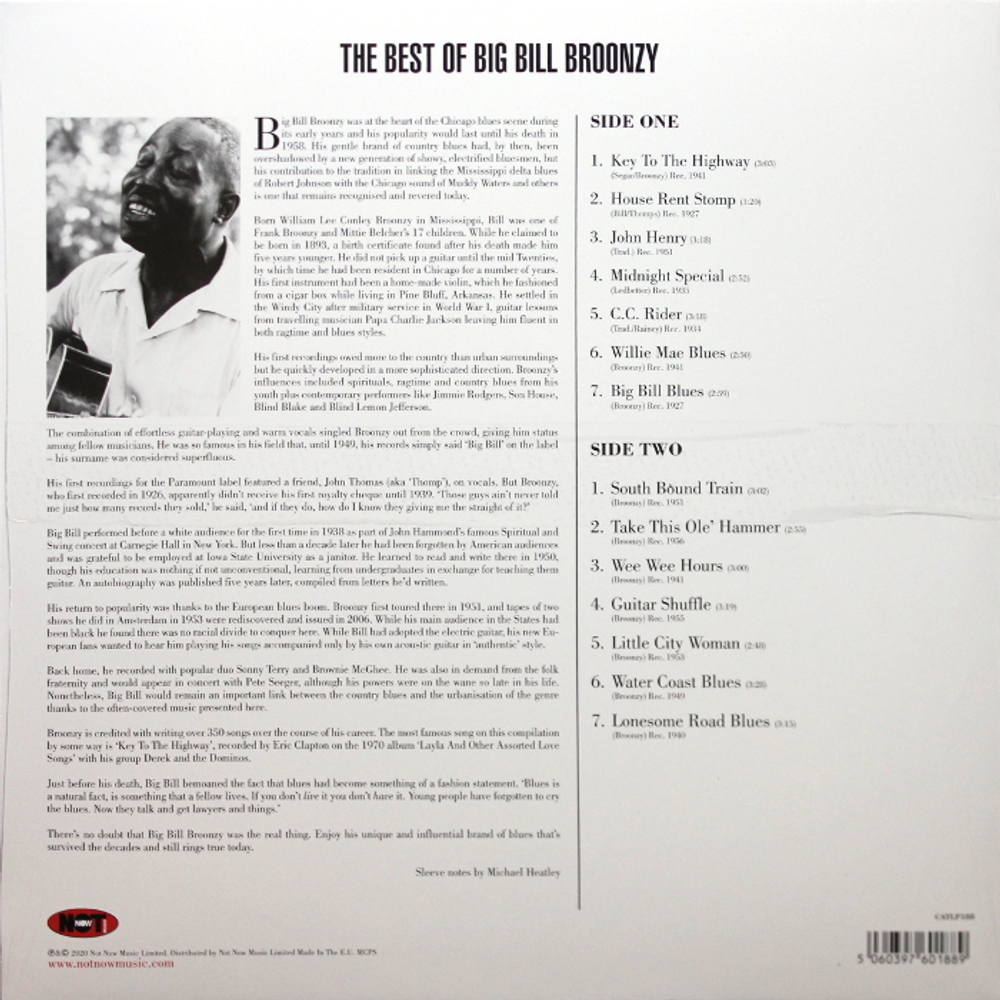 Big Bill Broonzy / The Best Of Big Bill Broonzy (LP)