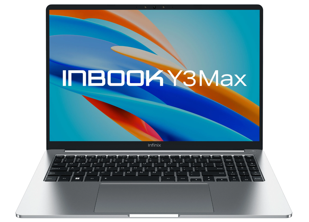 Ноутбук 16" Infinix Inbook Y3 Max YL61A5 R7-5700U/16ГБ/512ГБ/VGA int/Win 11 Home, Серый