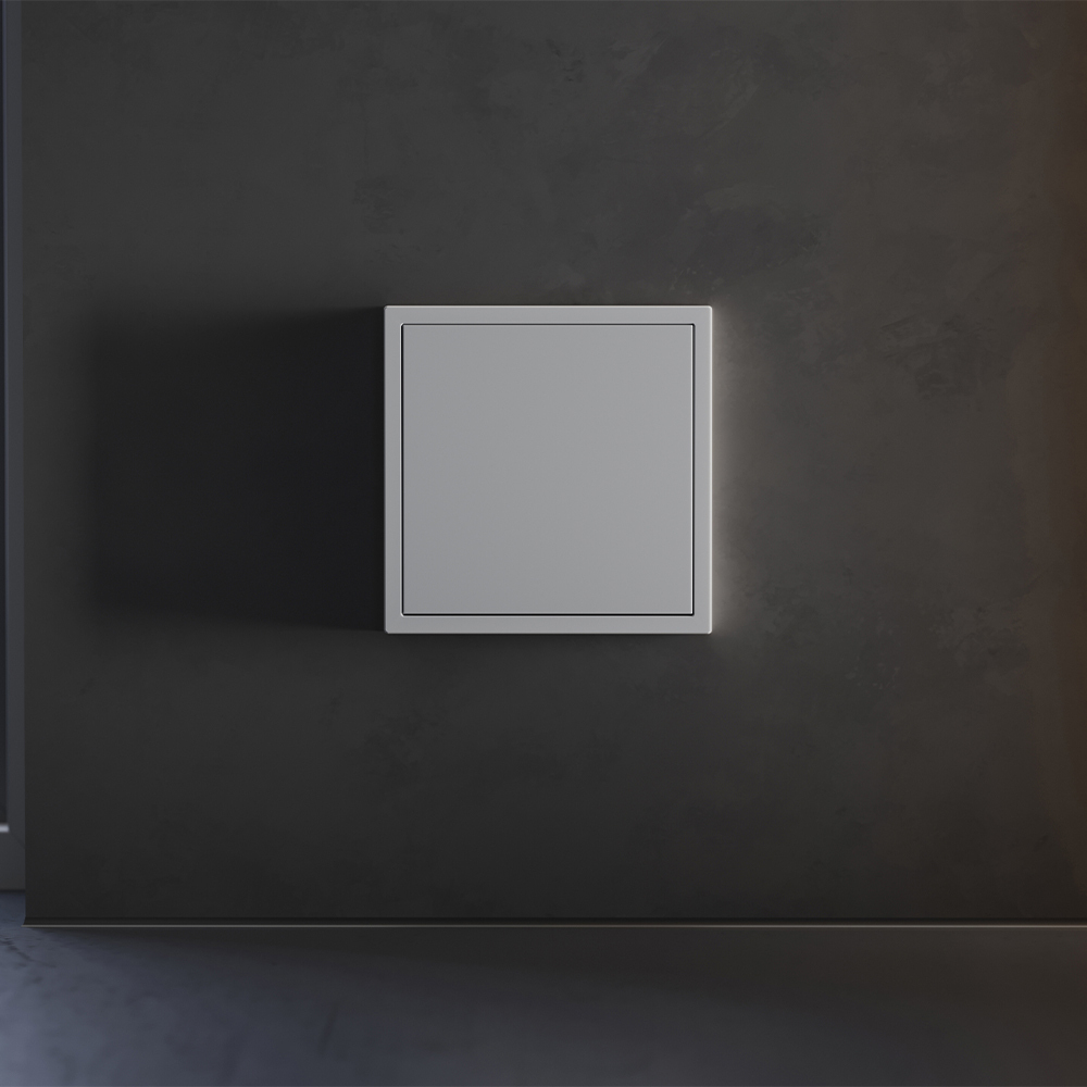 Заглушка VOLTUM S70 с суппортом, (серый)