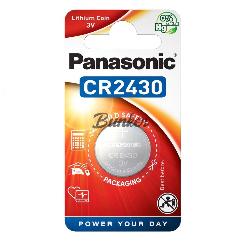 Элем.пит. CR2430-1BL Panasonic Power Cells (1/12)