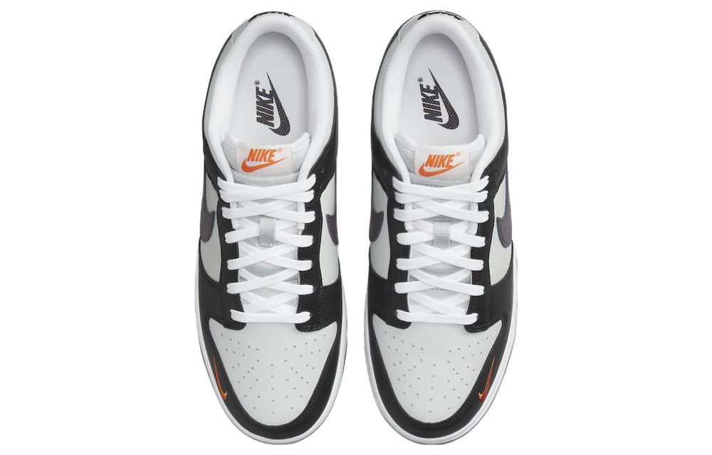 Nike Dunk Low Black Total Orange Mini Swoosh
