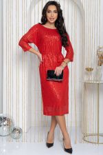 Платье Просто сияй (красное) П11808 LT Collection
