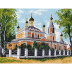 "Церковь Святителя Николая"-0561 канва с рисунком