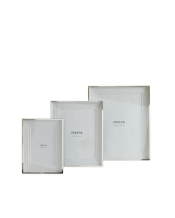 Zara Home Фоторамка из стекла, цвет серебристый, 26 см