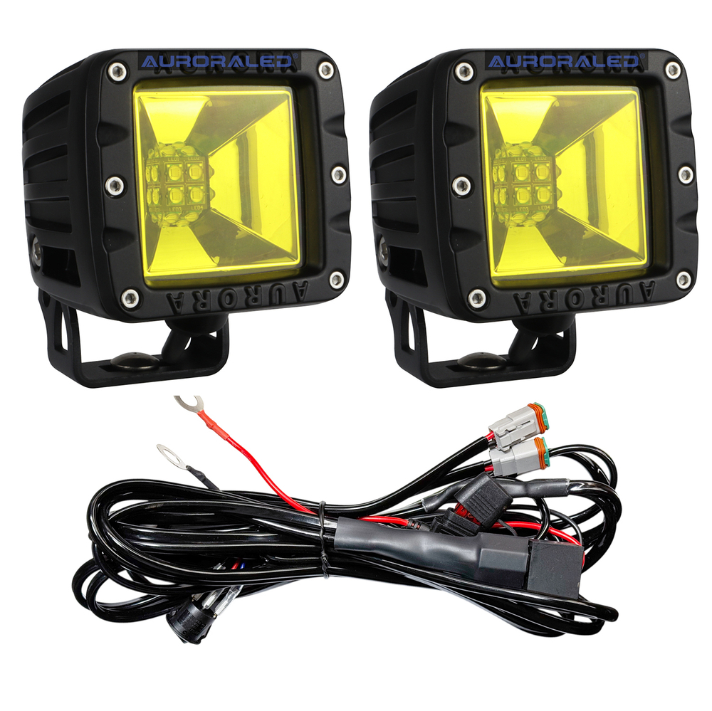 Фара Aurora 2" панорамного желтого света ALO-T-2-E12T