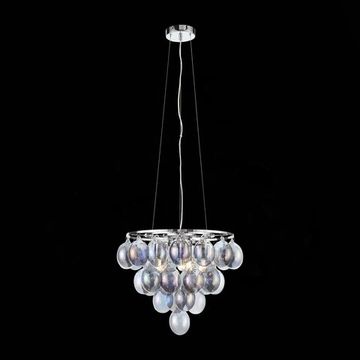 SL432.703.05 Люстра подвесная ST-Luce Хром/Перламутровый E27 5*60W SOSPIRO