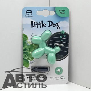 Ароматизатор на обдув Little Joe Dog - Fresh Mint (Свежая мята) - lime green ED0808