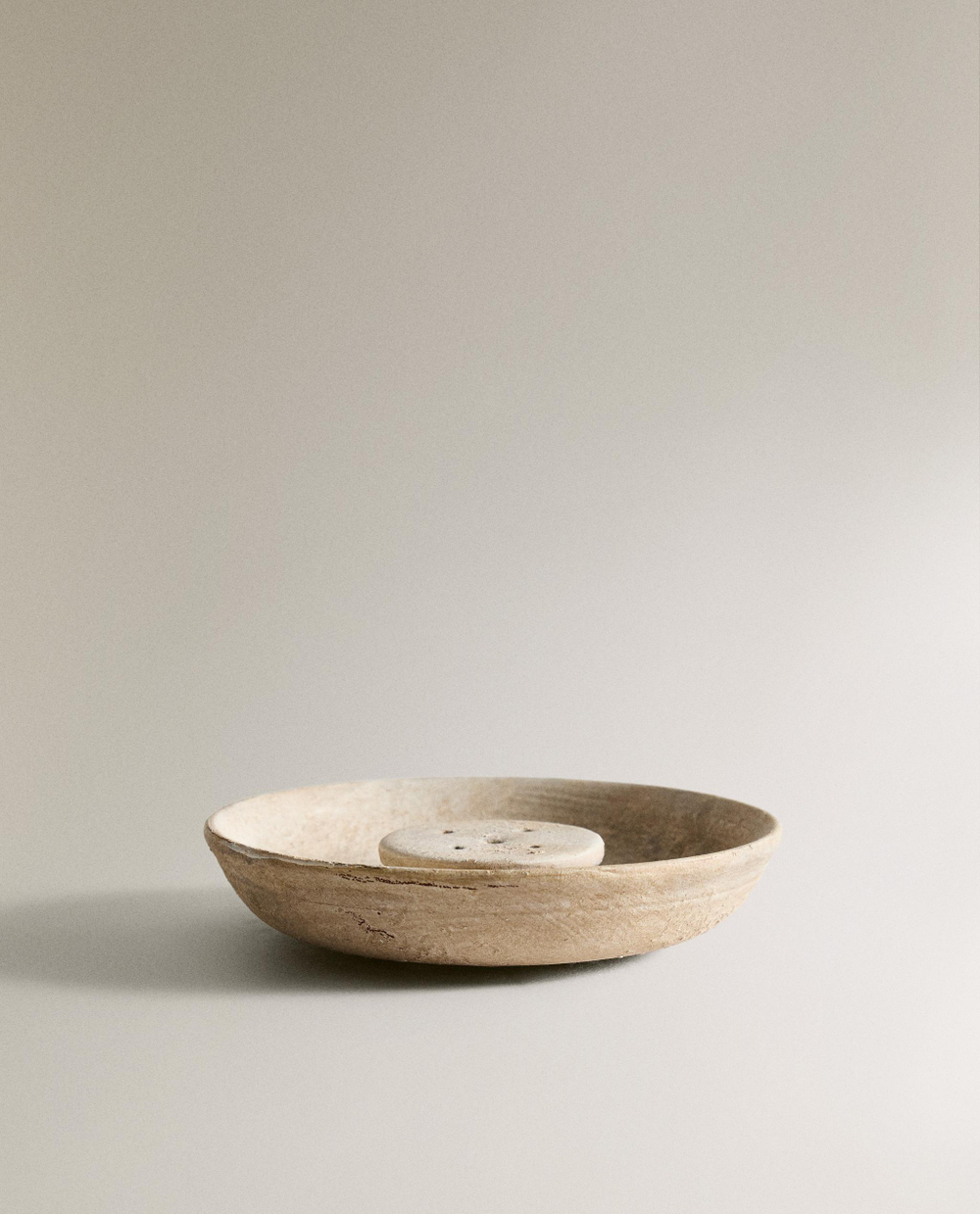 Zara Home Подставка для благовоний, керамическая тарелочка, Горчичный