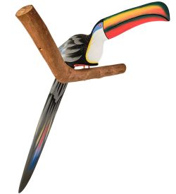 90-066 Статуэтка «Тукан на ветке» 100 см