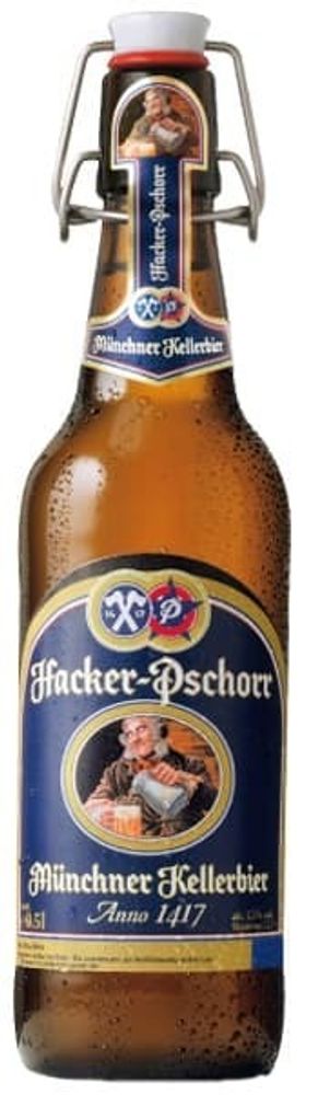 Hacker-Pschorr Munchner Kellerbier 0.5 л. - стекло(18 шт.)