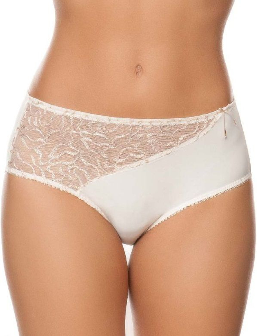 Трусы-макси Carolyne с ажуром (Размер: 52) (Цвет: темно-серый)