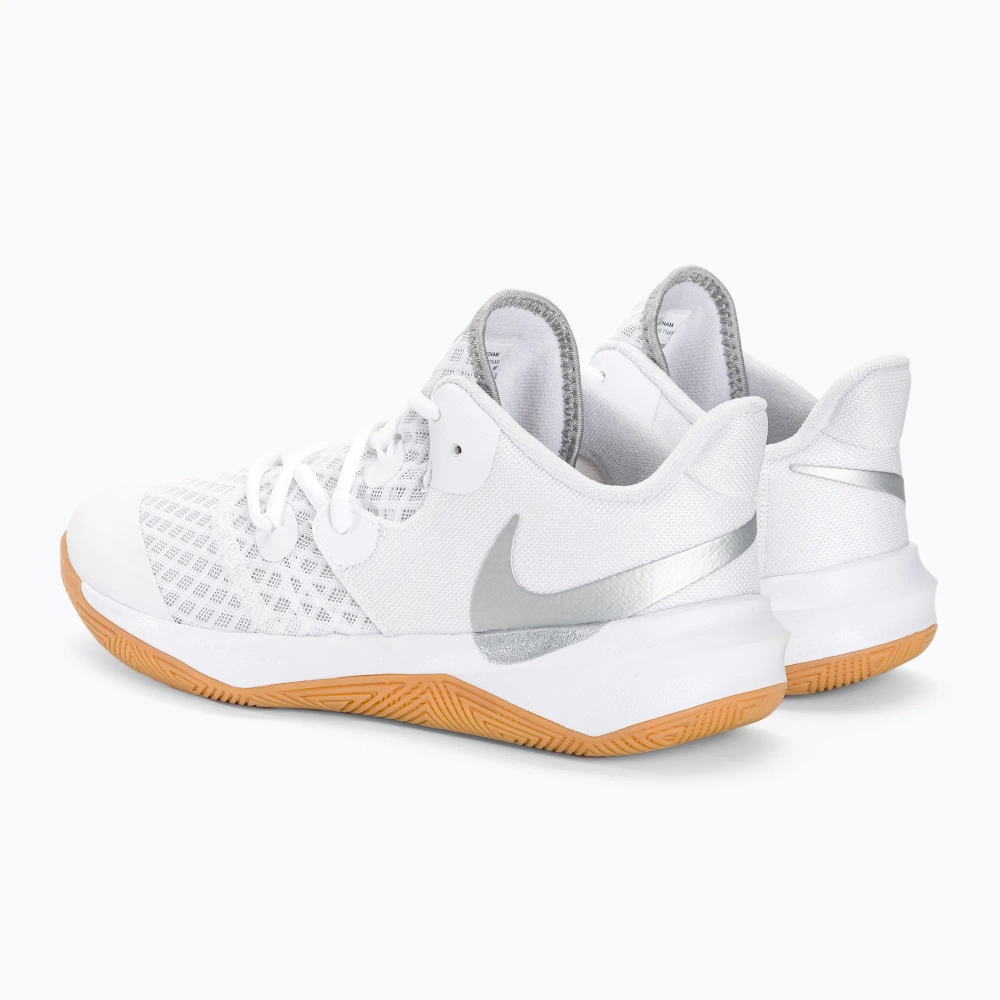Кроссовки волейбольные Nike Zoom Hyperspeed Court SE white/metalic silver gum