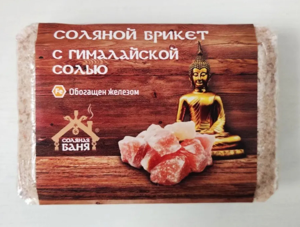 Баня Брикет соляной для бани и сауны с эфирным маслом (0,2кг) Кедра