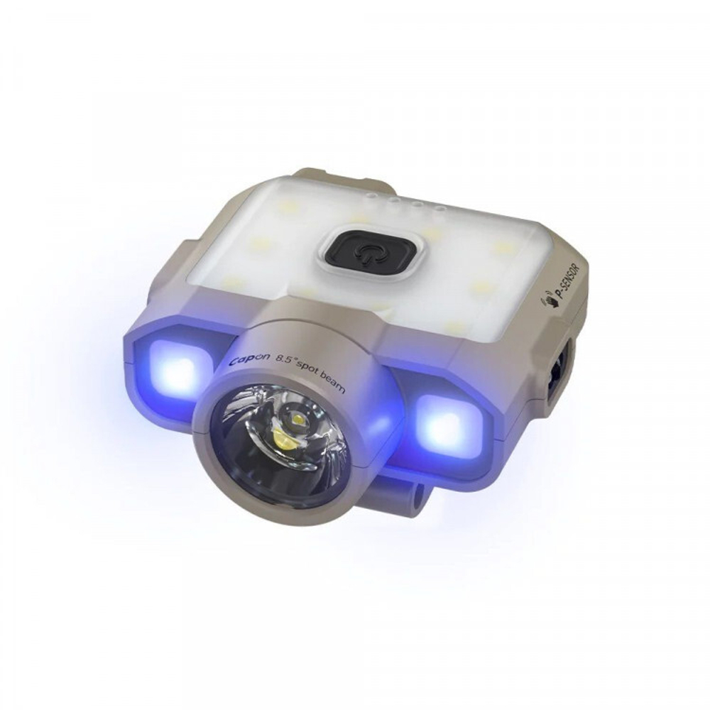 Фонарь налобный CLAYMORE Capon 120D UV цв. Tan