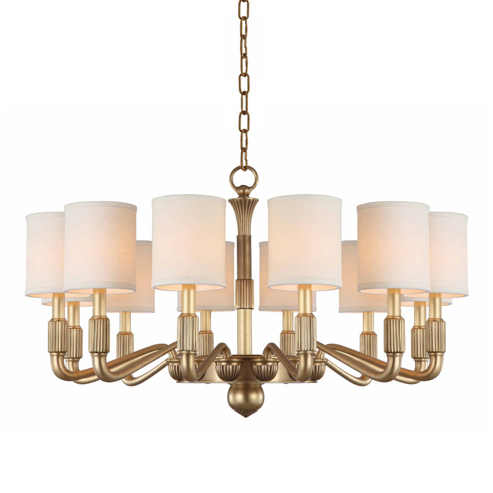 Люстра Cloyd DELAWARE C12 / Ø88 см - латунь (арт.10120)