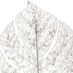 Ветка декоративная «Сказочный папоротник» 40 см, Белый