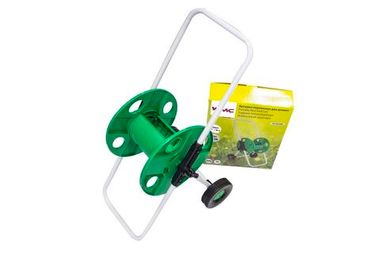 Катушка для шланга перекатная металлическая в пластиковом корпусе(высота 720мм, вместимость ?1/2''х45м) WMC TOOLS WMC-TG7301005