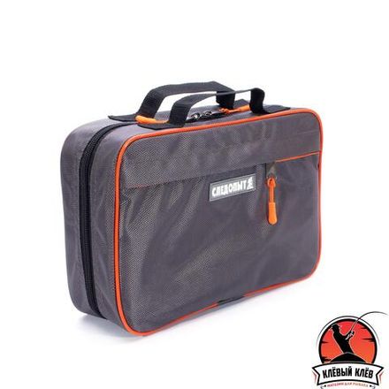 Сумка рыболовная &quot;СЛЕДОПЫТ&quot; Module Bag 30, 30х20х10 см, цв. серый + 2 коробки Luno 20/4/