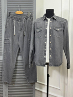 Джинсовый костюм Brunello Cucinelli