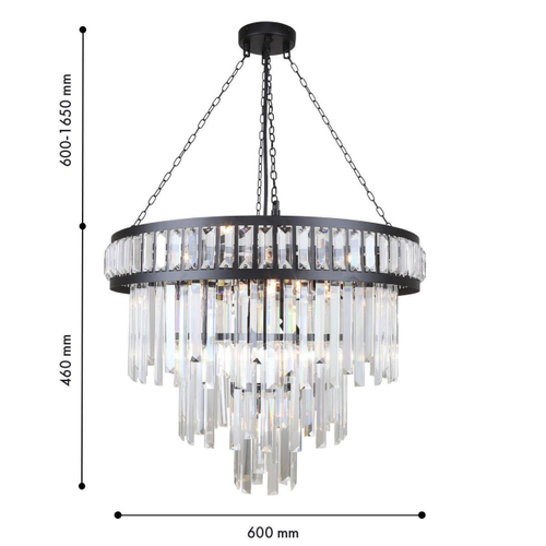 Подвесная люстра Favourite Preston 4731-12P