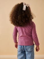 Лонгслив с воротником для девочки Next 168-356, Фиолетовый