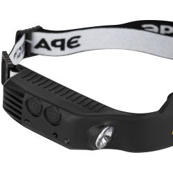 Фонарь налобный светодиодный ЭРА GA-808 Кибер-3 аккумуляторный 5 Вт COB + 3 Вт LED сенсорное управление 5 режимов | Налобные фонари