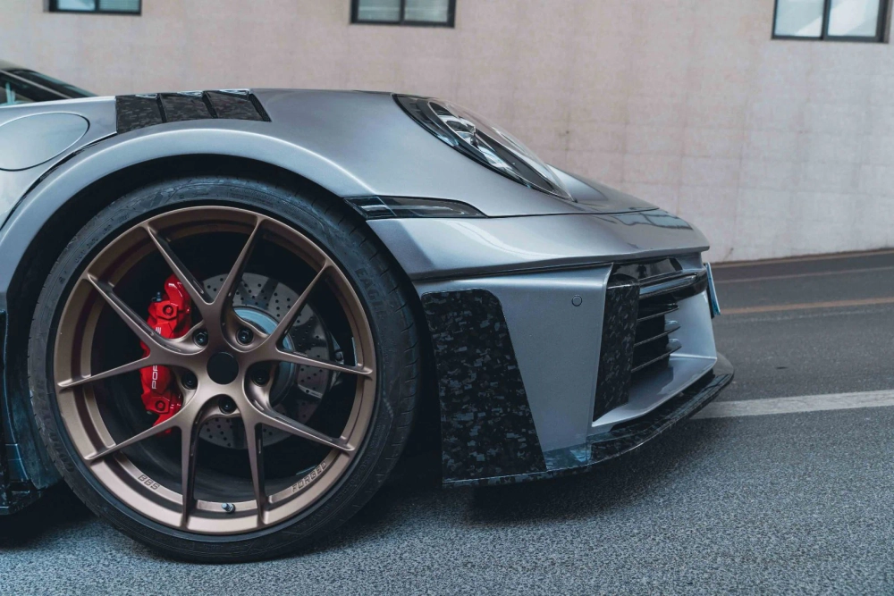 Широкий карбоновый обвес в стиле Ghost для PORSCHE 911 992.1 Carrera S 2019–2025 Порше