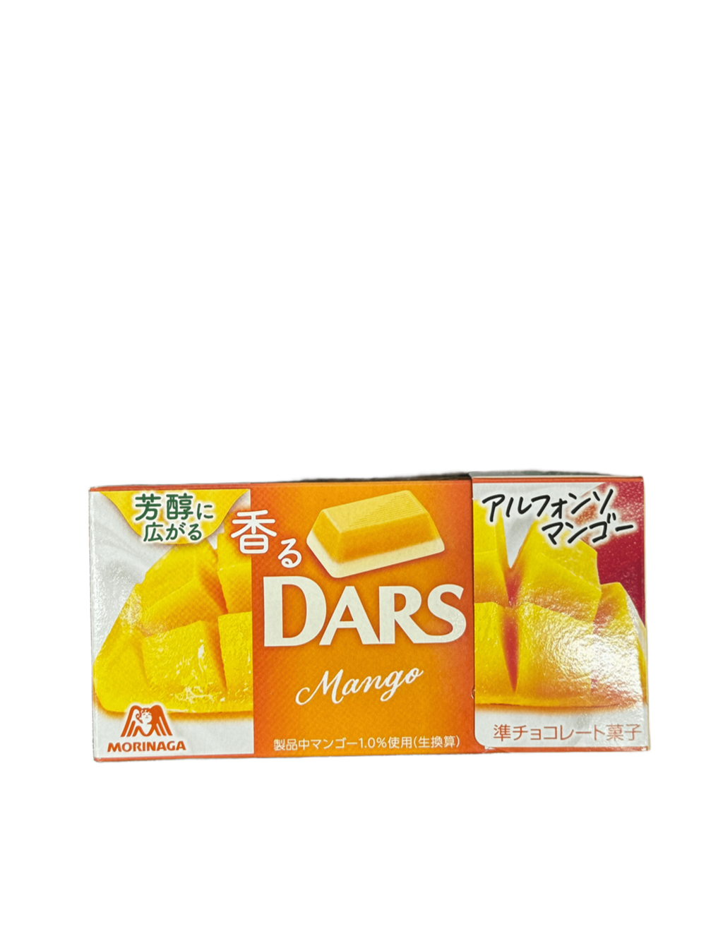 Шоколад Dars белый "Манго Альфонсо" 12шт, Morinaga 46 гр