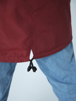 Парка с жилетом Город Горький хибины бордо красная