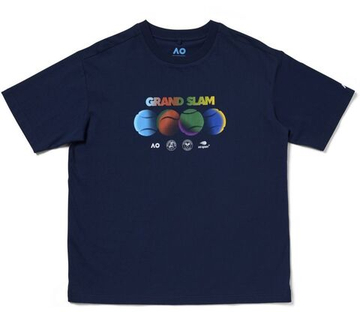 Мужская теннисная футболка Australian Open Grand Slam - dress blue
