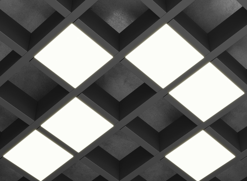 Светильник LED FTP Грильято Домино х6 75х75 (60х60) 33Вт 5000К IP20 3180лм DIOLUM