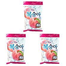 Карамель с персиковым соком Lotte Peach Candy 153 г x 3 шт