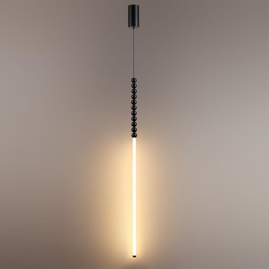 7149/12L HIGHTECH ODL26 Подвесной светильник черный/акрилл/металл IP20 LED 12W 800Лм 3500K 300° 220V MONELLA