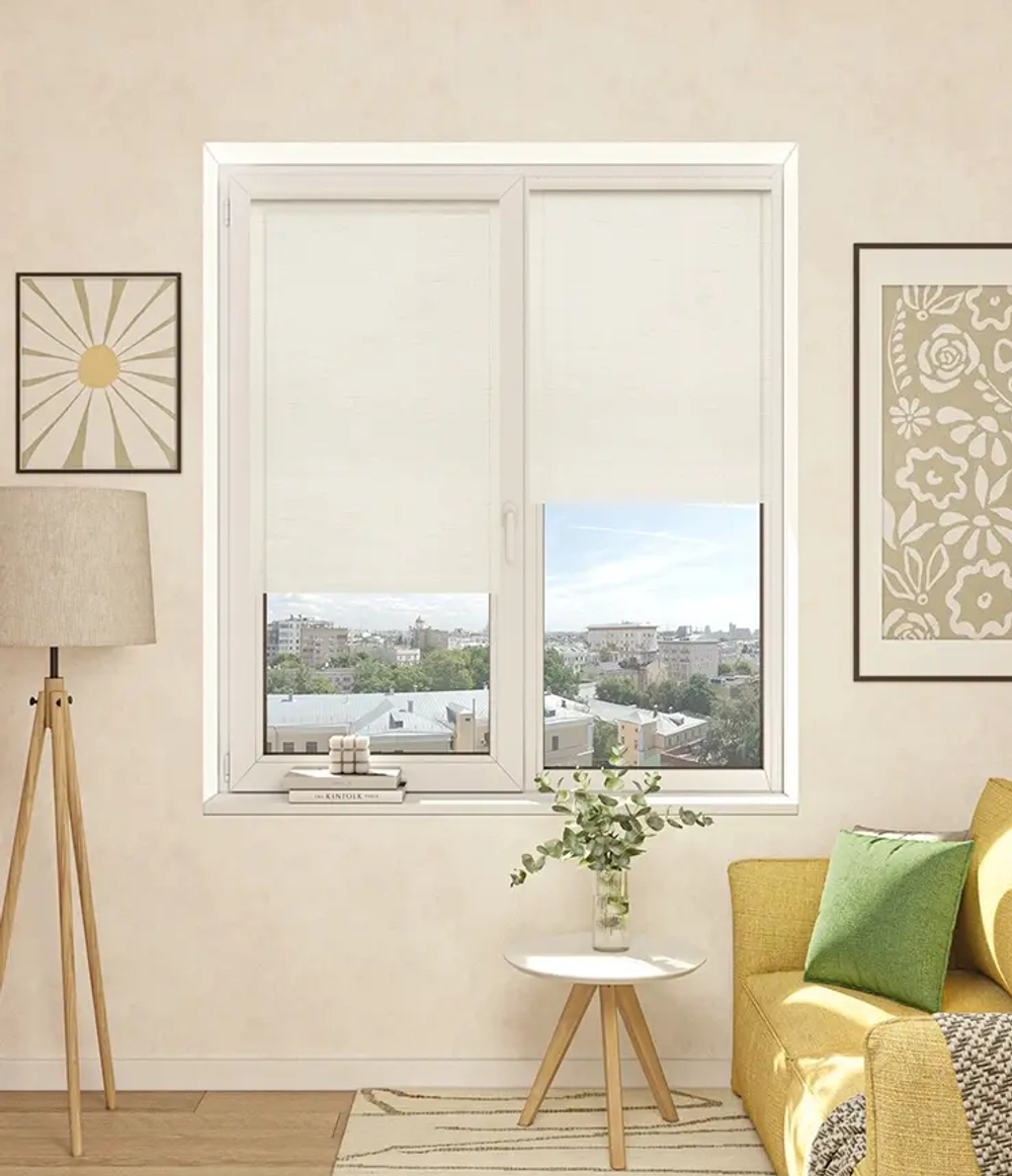 Рулонные шторы Монтана Ваниль