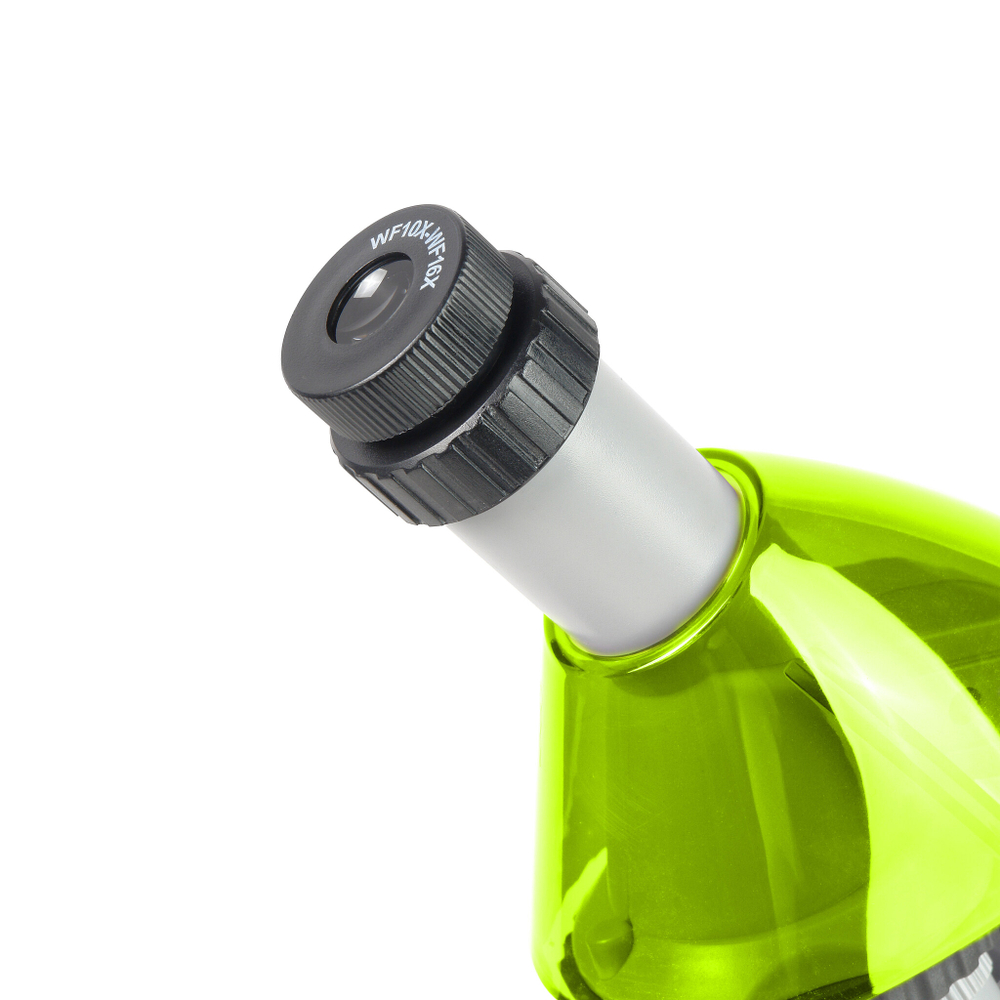 Микроскоп Микромед Атом 40x-640x (лайм) - фото 5