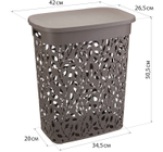 Корзина для белья ФЛОРА 35л. М2620