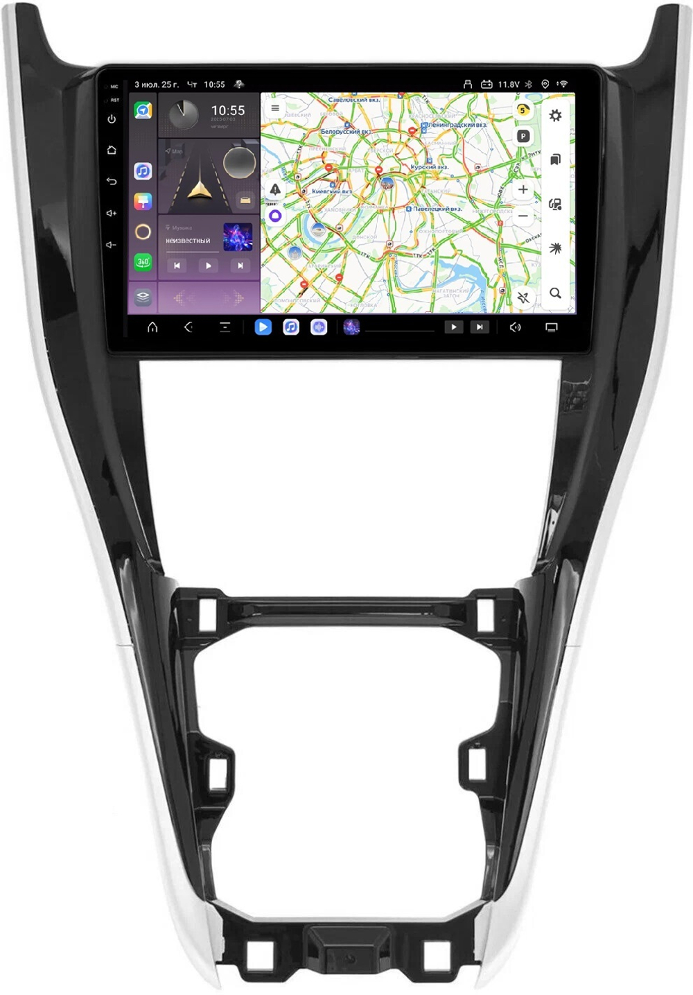 Магнитола для Toyota Harrier XU60 2013-2017 - Carmedia OL-1694 QLed, Android 13, TS20, CarPlay, SIM-слот