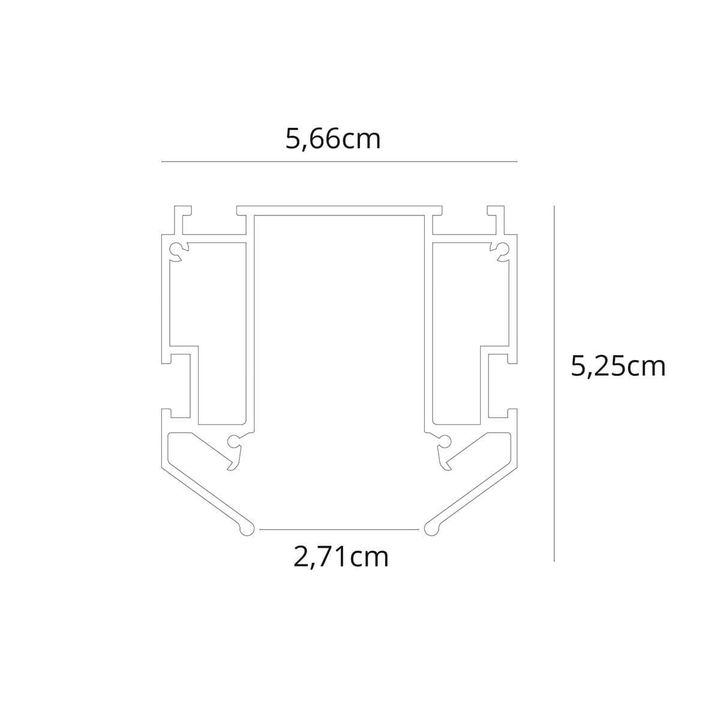 Профиль для накладного магнитного шинопровода Arte Lamp LINEA-ACCESSORIES A620205