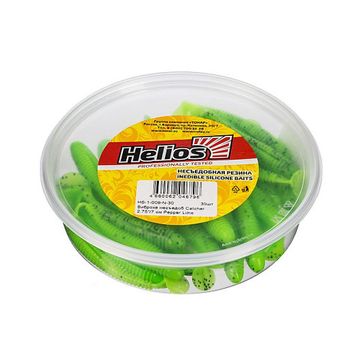 Виброхвост несъедоб. Catcher 2,75'/7 см Pepper Lime 30шт. (HS-1-009-N-30) Helios