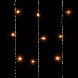 Светодиодный занавес 2*3 м., 600 желтых LED ламп, черный провод ПВХ, Beauty Led (PCL602-11-2Y)