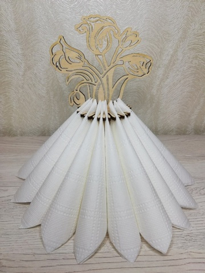 Салфетница "Букет цветов"