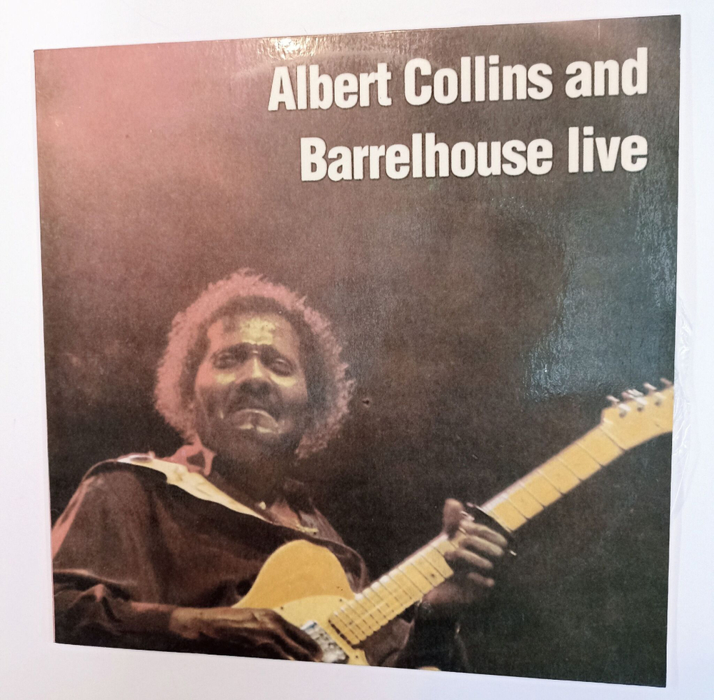 Винтажная виниловая пластинка LP Albert Collins And Barrelhouse Albert Collins And Barrelhouse Live (Литва 1992)