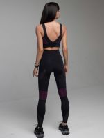 Леггинсы со вставками Neon Perforation Pink