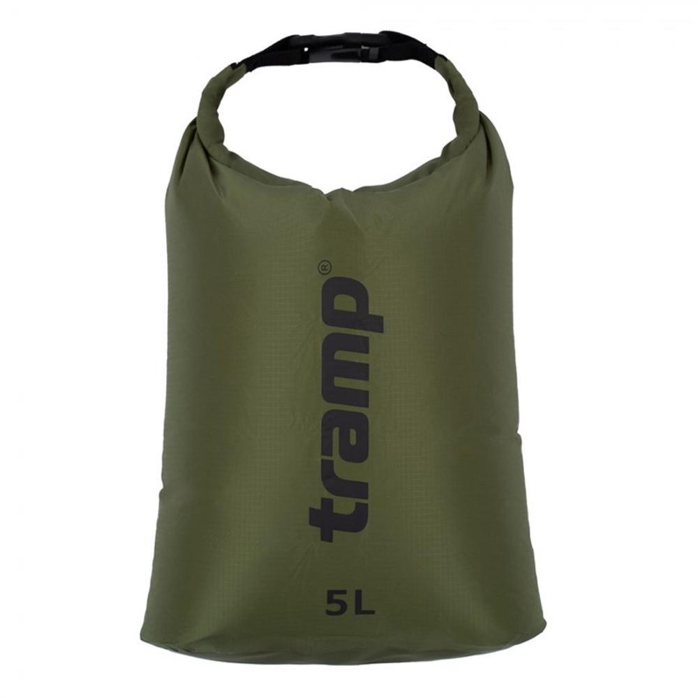 Гермомешок TRAMP Nylon Ultralight 5л, артикул TRA-308, цвет Оливковый