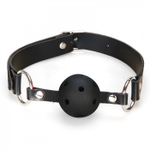 Кляп шариковый Lux Fetish с отверстиями для дыхания, 4 см