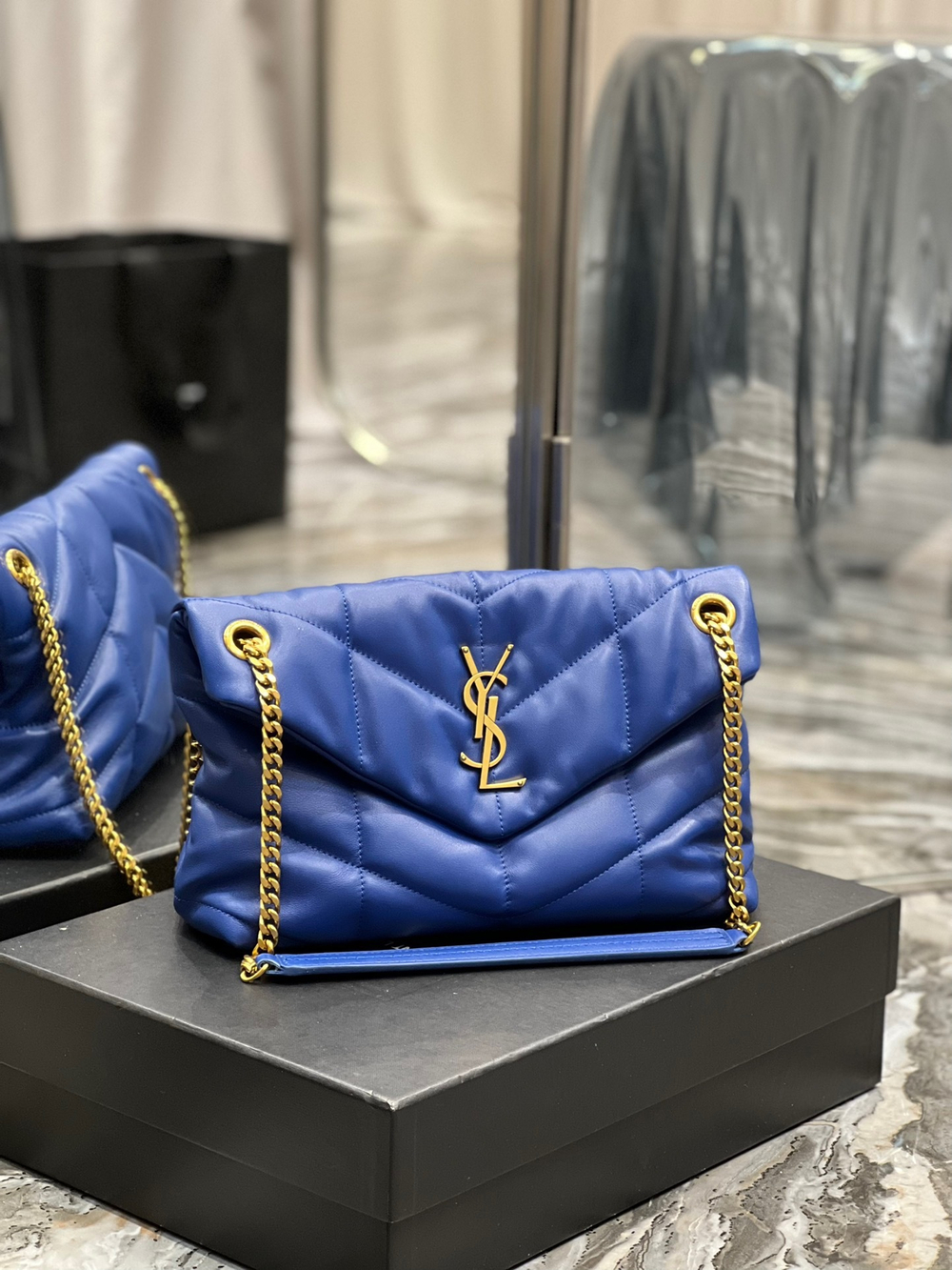 Saint Laurent Loulou Puffer Bag 29 cm