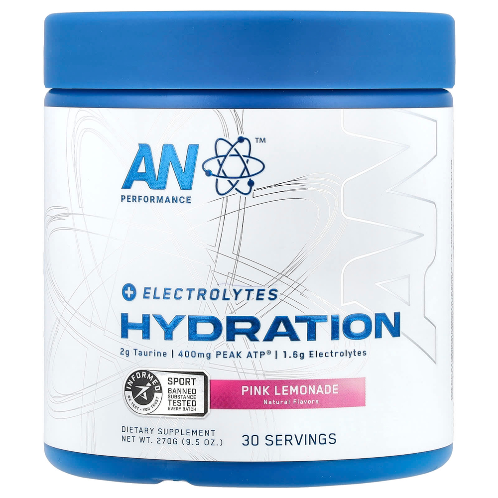 AN Supps, Увлажнение, розовый лимонад, 270 г (9,5 унции)