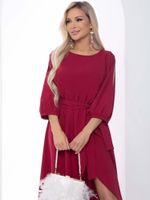 Платье Танго вдвоем (бордовое) П11824 LT Collection